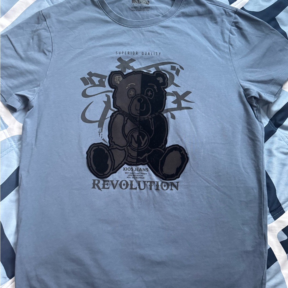 Blue Graphic T-Shirt for Men